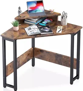 쉬운 회의 삼각형 허영 책상 구석 컴퓨터 책상 공간 절약 건장한 강철 구조를 가진 작은 책상
