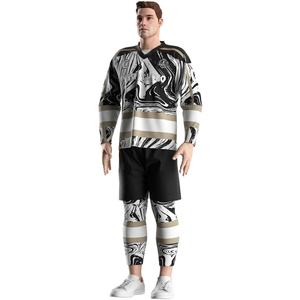 Maillot de Hockey Canada pour Hommes, Coupe Oversize, Manches Longues, Léger, Sublimé, Tenue de Terrain, Vêtement de Mode pour Équipe - Product Image 5