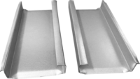 Protection de gouttière de drainage d'eau en aluminium personnalisée Protection de gouttière de toit en métal perforé pour supports solaires