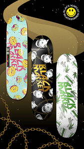 Venta al por Mayor de Tablas de Skateboard de Madera de Arce Canadiense de 7 Capas de 7.5 y 8.5 Pulgadas, Tabla de Skateboard Profesional con Diseño Gráfico Personalizado - Product Image 3