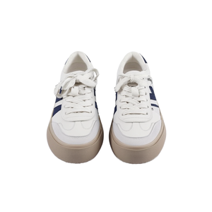 ISPORTE Baskets basses décontractées et sportives pour femme, à lacets, en toile, avec semelle extérieure en caoutchouc antidérapante et semelle intermédiaire en EVA, style plat et tendance - Product Image 1