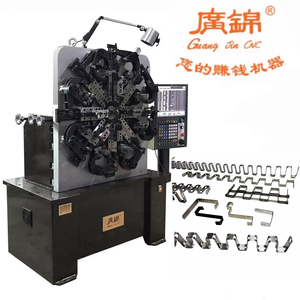 Máquina CNC de 4 ejes para enrollar resortes de 0.8-3.5 mm con <span class=keywords><strong>componentes</strong></span> principales de motor, engranajes y rodamientos - Product Image 1