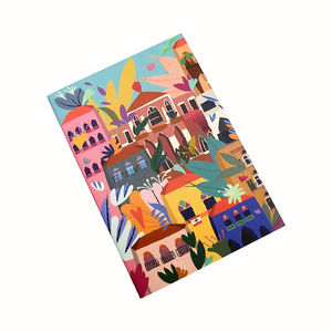 Meilleur carnet à spirales multicolore, journaux d'académie personnalisés, s'ouvrant à plat avec impression lignée, pointillée ou vierge pour les étudiants - Product Image 4