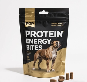 Il guadagno muscolare di 10 in 1 integra la costruzione muscolare ad alto contenuto proteico e l'aumento di peso del cane mastica le compresse aumento di peso muscolare - Product Image 1