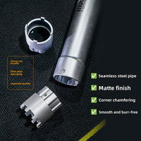 Outils de réparation d'amortisseurs KARLION Ohlins KYB Showa OLIVER, tube en acier sans soudure argenté, tube interne de l'amortisseur
