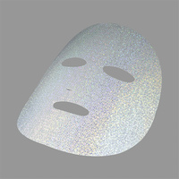 Feuille de papier de masque facial en feuille multicouche colorée remplie de sérum pour des soins de la peau améliorés