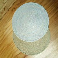 Nouveaux sets de table, sous-verres et supports pour tasses, décoration de salle à manger, tapis de placement pour boissons, sous-verres sans lavage, tapis et sous-verres fantaisie en PVC durable