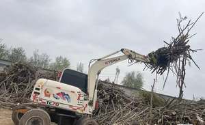 2020 70Wwheeled Mini Escavadeira Usada com Balde Motor Elétrico 7T Quase Novo e Original Escavadeira Digger para <span class=keywords><strong>Terex</strong></span> - Product Image 3