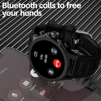 Reloj Inteligente Redondo para Hombre, Resistente al Agua, Pantalla Táctil HD, Frecuencia Cardíaca, Sueño, SpO2, Pasos, Llamadas Inalámbricas, Carga Magnética, Música, Asistente de Voz