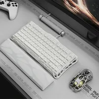 Clavier mécanique GravaStar Mercury K1Lite RGB, clavier de jeu à commutation linéaire, clavier de jeu sans fil RGB, commutation à chaud