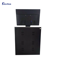 Haute qualité multifonctionnel table Lcd Tv mécanisé ascenseur motorisé moniteur ascenseur LCD moniteur conférence Table système