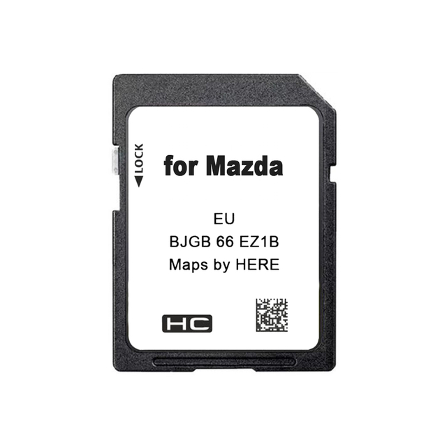 2025 Newest Custom Map Navi SD Card 32Gb 16Gb CID Mazda BJGB66 EZ1B Sat Nav Update 2025 Navigation Memory Card Update