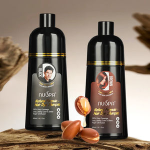 Champú Tinte para <span class=keywords><strong>el</strong></span> <span class=keywords><strong>Cabello</strong></span> Sin Daños de Marca Privada NUSPA, Champú con Aceite de Argán de <span class=keywords><strong>Color</strong></span> Negro Brillante de Larga Duración para Todo Tipo de <span class=keywords><strong>Cabello</strong></span> - Product Image 1