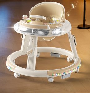 Best Foldable Baby <b>Push</b> <b>Walker</b> with Anti-O-leg Anti-rollover, Music, and 3-in-1 Design for 6-18 Months - Product Image 1