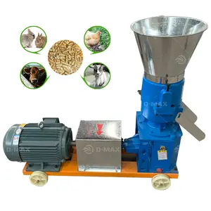 Cheap Price Cattle Fish Rabbit Chick Goat poultry Animal Farm pelletizer Making processing Feed Pellet Machine