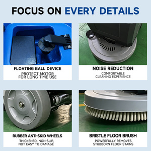 New <b>Walk</b>-Behind Battery-Powered Scrubber Industrial Self-Propelled Floor Cleaning <b>Machine</b> 4320/h Efficiency 24V 100Ah Battery - Product Image 4