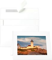 S&L 60 paquets de cartes à cadre photo blanches 5x7, enveloppes auto-adhésives en papier pour la classe, bricolage, anniversaire, remise de diplôme, mariage
