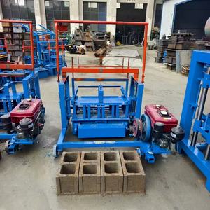 Mesin Pembuat Bata Blok Diesel Mesin Pembuat Bata Beton Interlocking Mesin Pembuat Paving Lengkap Pembuat Bata - Product Image 4