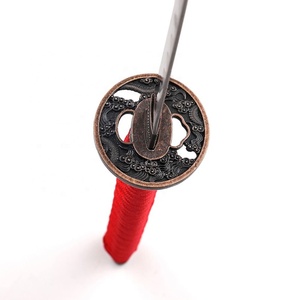 Épée katana de <span class=keywords><strong>dragon</strong></span> traditionnelle rouge faite à la main de 40,15 pouces, véritable samouraï japonais pour collection - Product Image 6