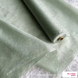 Tissu Organza Jacquard 100% <span class=keywords><strong>Soie</strong></span> <span class=keywords><strong>de</strong></span> Mûrier 12mm 140cm 58gsm, Tulle Rigide Résistant à l'Abrasion pour Vêtements Cheongsam - Product Image 3