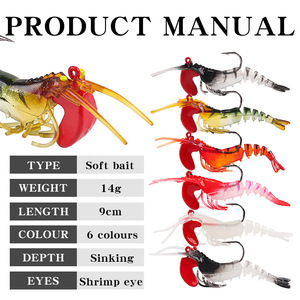 Señuelo de Silicona SWORDFISH con Colgante de Plomo para Pesca de Peces de Agua Salada, Perca y Lubina en Ríos y Océanos - Product Image 3
