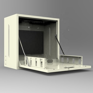 Mạng Wall Mount Rack, cửa trượt phía trước, 2U 19 ''rails cho các thiết bị - Product Image 5