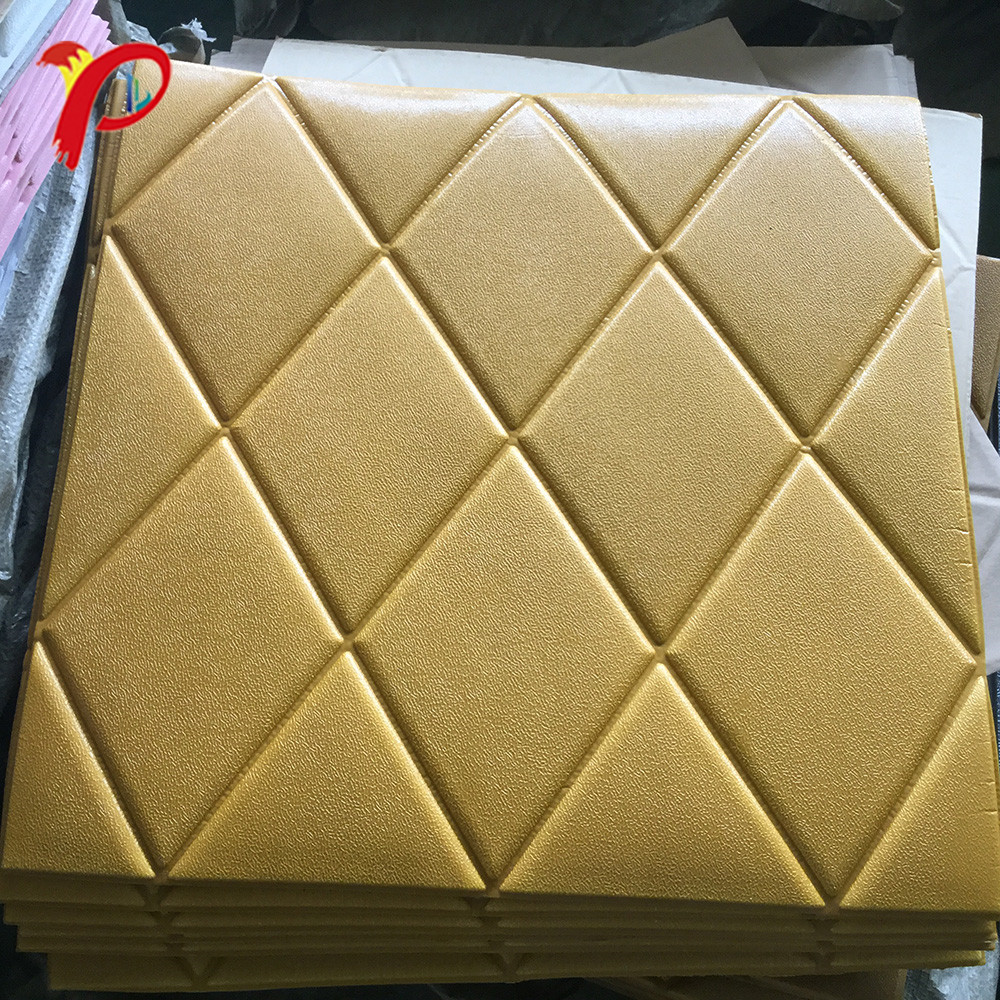 Рекламная цена украшения дома красивый дизайн 3D Съемный стикер стены pe пены 3d обои