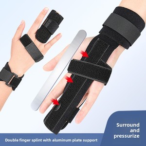 Vollständige Triggerfinger-Schiene <span class=keywords><strong>Hand</strong></span>- und Handgelenkstütze Verstellbare Verriegelung Geradehalter Behandlungsschiene - Product Image 3