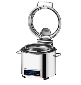 Nouveau Bain-marie rectangulaire électrique en acier inoxydable 10L de la série <span class=keywords><strong>Lido</strong></span>, chauffe-plat de luxe pour la restauration et l'hôtellerie - Product Image 3
