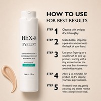 Crème liftante instantanée pour les yeux Jews Easy-Wear, anti-poches et raffermissante, action rapide, longue durée, estompe les rides, en seringue, sans traces blanches