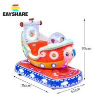 Machine de jeu de parc d'attractions pour enfant pas cher simulateur d'arcade tour de cheval jeu à pièces Kiddie Rides Swing Machine