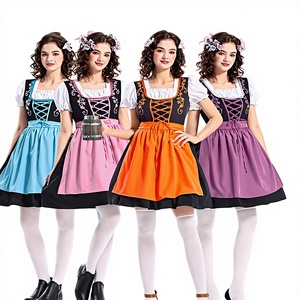 Disfraz de Camarera de Cerveza para el Oktoberfest, Vestido Bávaro de Cosplay para Mujer Adulta, Inspirado en Cine y Televisión - Product Image 1