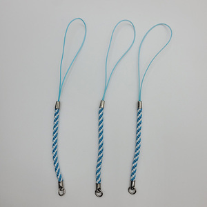 <span class=keywords><strong>Cordons</strong></span> mélangés de courroie de lanière de téléphone portable de couleur/cordes mobiles de courroie de Lariat avec des connecteurs en métal - Product Image 1