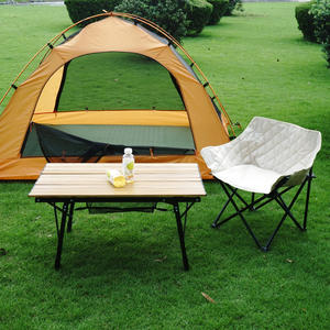 Fauteuil pliant portable d'extérieur 2024 en tuyau de fer avec tissu Oxford en coton, chaise pliante domestique, siège de camping extérieur, tabouret - Product Image 2