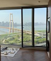 Ventanas Corredizas Modernas de Triple Doble Acristalamiento, Resistentes a Huracanes, de Aleación de Aluminio, con Aislamiento Térmico Low-E, para Viviendas, de Fábrica Yuantai