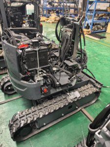 Mini Excavadora Hidráulica Nueva y Pequeña con Orugas Retráctiles <span class=keywords><strong>para</strong></span> Huertos y Jardinería, con Martillo Hidráulico - Product Image 4