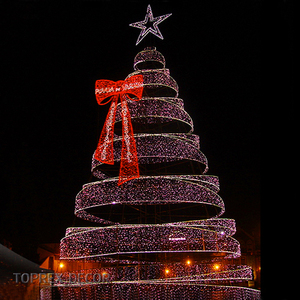 Customized Size Holiday Outdoor PVC Metal Giant <strong>Christmas</strong> <strong>Tree</strong> <strong>Top</strong> Led Star Big Metal Frame <strong>Christmas</strong> <strong>Tree</strong> - Product Image 1