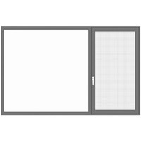Portes coulissantes en aluminium sur mesure, grandes baies vitrées à rupture de pont thermique pour projets d'hôtels, de terrasses, de villas et de balcons