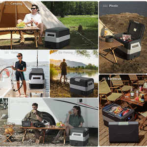 EVERCOOL 33L <span class=keywords><strong>Frigo</strong></span> Compresor 12V Batería de coche Congelador Mini Helado Congelado camping refrigerador - Product Image 4