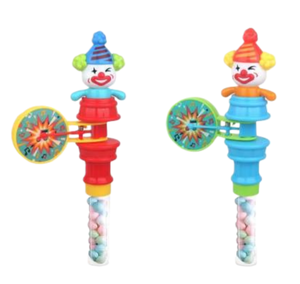 Payaso bate el tambor fabricante de dulces divertidos juguetes de dulces novedad <span class=keywords><strong>juego</strong></span> de plástico para niños y niñas juguetes de caramelo niños - Product Image 1