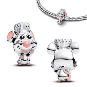 Neue Silber Cheshire Cat Remy Maus Charm Perlen Geeignet für Original Frauen Armband Halskette Anhänger Schmuck Weihnachts geschenke - Product Image 3