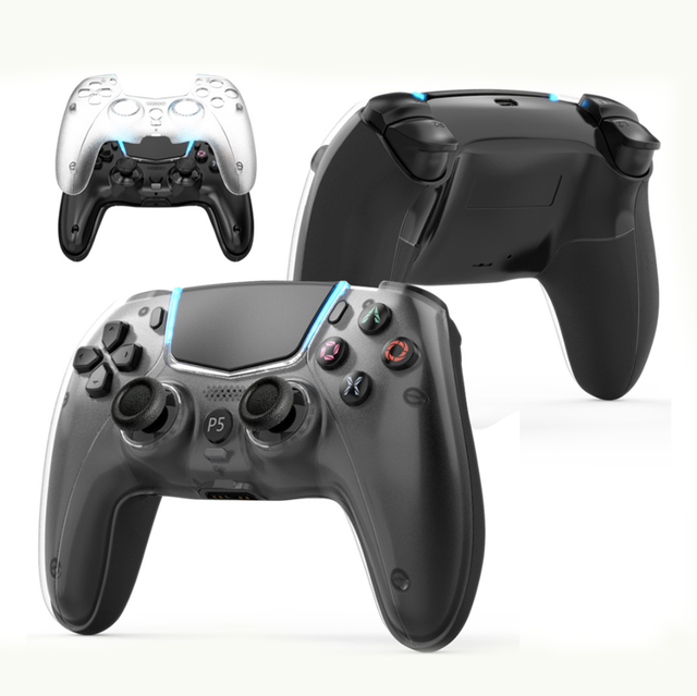 Wireless Game Controller Magnetic Shell Six Axis Vibration for PS5 Full Function Controller