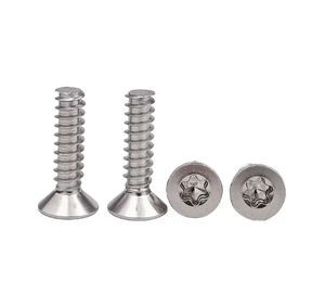 LeGood ST3.0 T10 Vis autotaraudeuse torx à tête plate en acier inoxydable, queue plate, 10 mm de long - Product Image 2