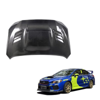 Pièces extérieures automobiles pour Impreza 11e génération, style VS, capot avant en fibre de carbone noir à visser, garantie 1 an