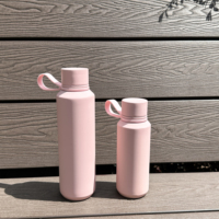Cadeau de Noël et du Nouvel An, tasse de cyclisme en acier inoxydable à double paroi de 20 oz, 360 ml, tasse isotherme pour les sports de plein air avec poignée