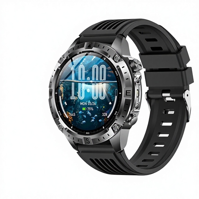Cross-border Y102 GPS Positioning AMOLED Silicone Smart Watch for Call Outdoor Waterproof Sports Watch for Men