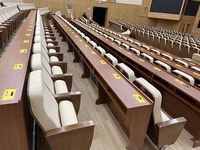 Système de conférence audio HUAIN, système de vote électronique interactif sans fil à 8 touches, étui de charge