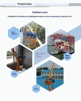 Mini-grue électrique 220V, nouvelle grue mobile compacte pour usage domestique et extérieur, idéale pour le levage de céréales et de briques.