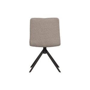 Silla de comedor de diseño moderno con patas de metal con respaldo de asiento suave para el hogar, oficina, hotel o apartamento, Bar en casa, sala de estar - Product Image 4