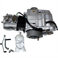 Moteur de moto 110cc neuf, 4 temps, 125cc, refroidi par air, allumage CDI, double embrayage, monocylindre, assemblage direct usine